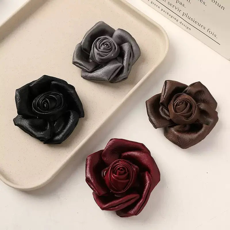 FS10180-7.5cm Fabric Rose Zoe DIY Wholesale