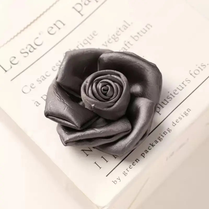 FS10180-7.5cm Fabric Rose Zoe DIY Wholesale