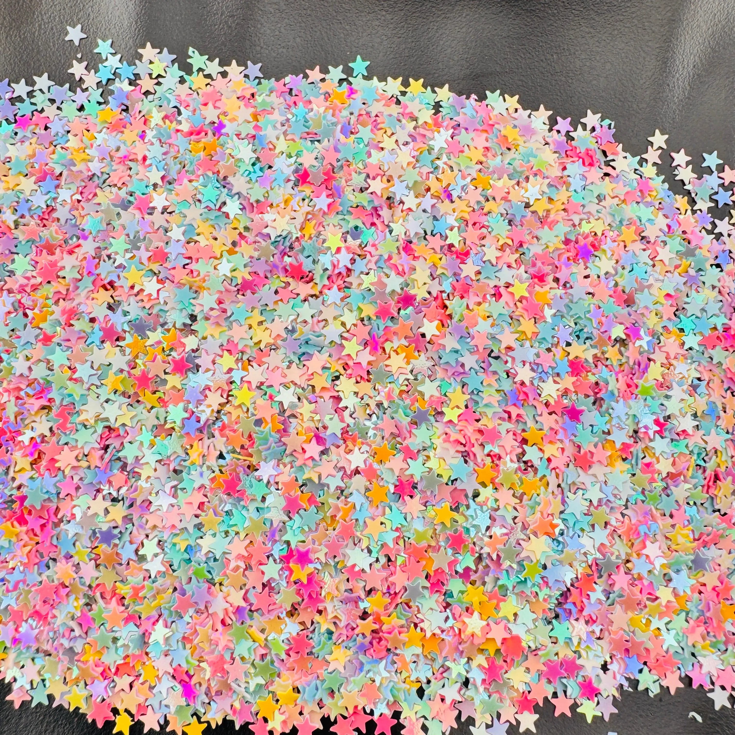 FS101811-Random Mixed Star Flash Chips Zoe DIY Wholesale