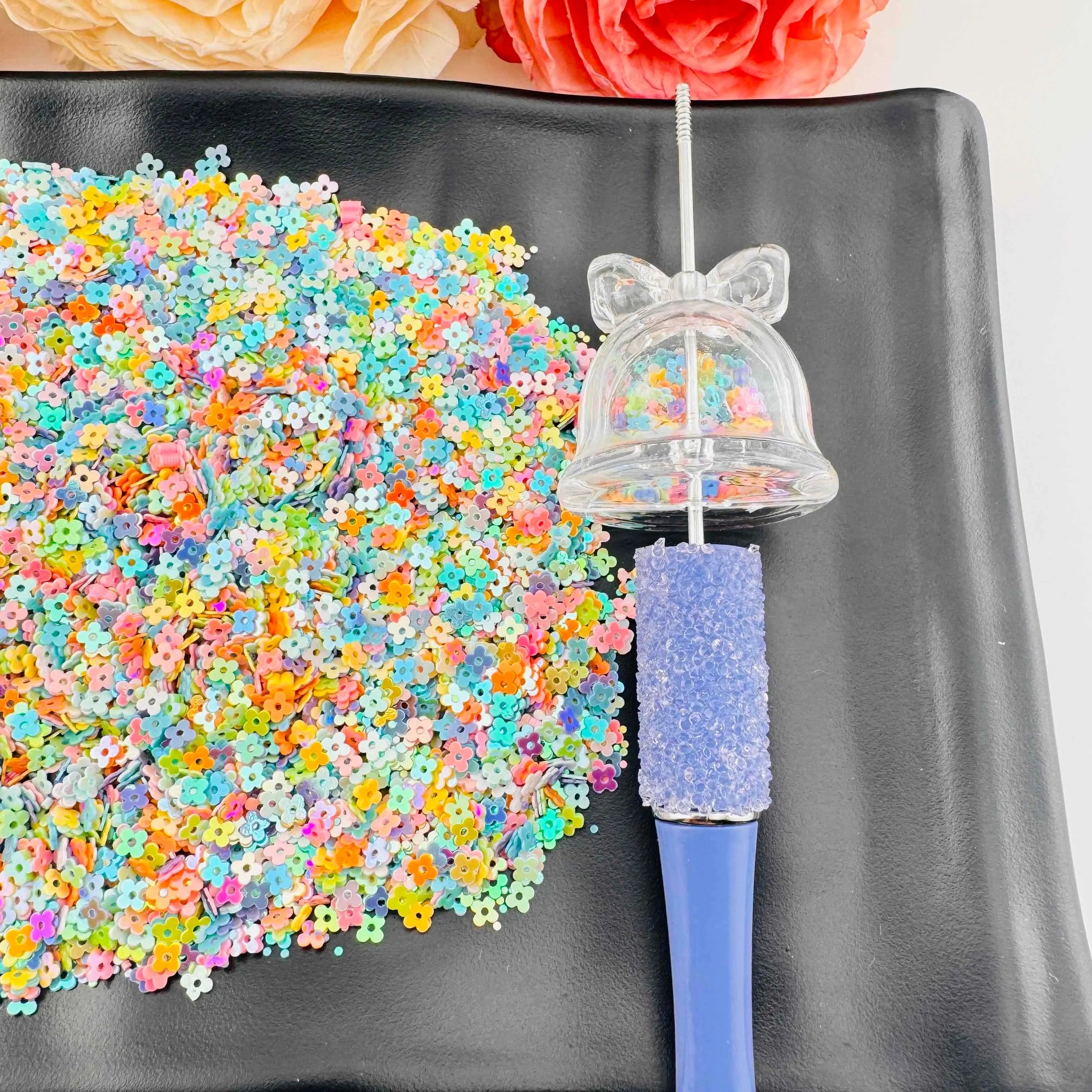 FS101830-Random Mixed Star Flash Chips Zoe DIY Wholesale