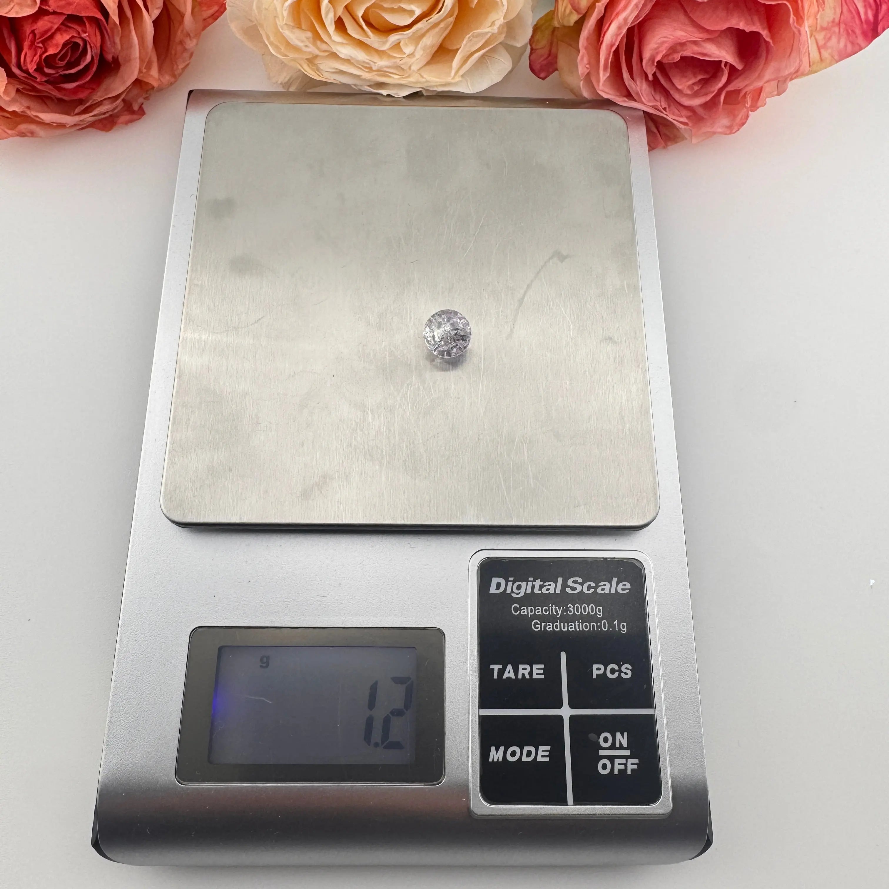 FS101839-About 10mm Gradient Purple Crack Glass Beads For Jewelry Making