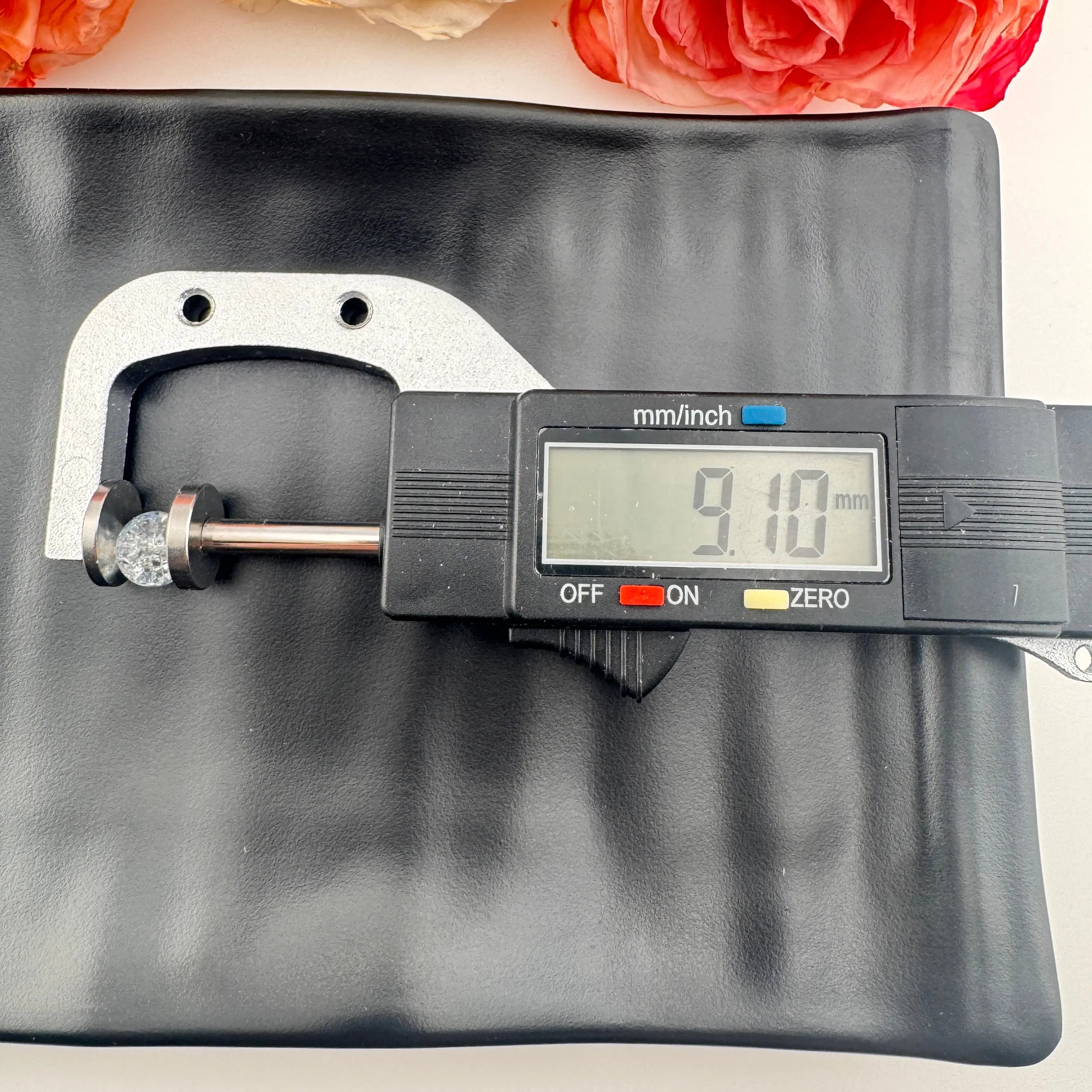 FS101840-About 10mm Cracked Glass Beads For Jewelry Making