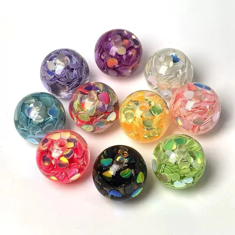 FS101859-16mm Heart Flash Shape Resin Besin Zoe DIY Wholesale