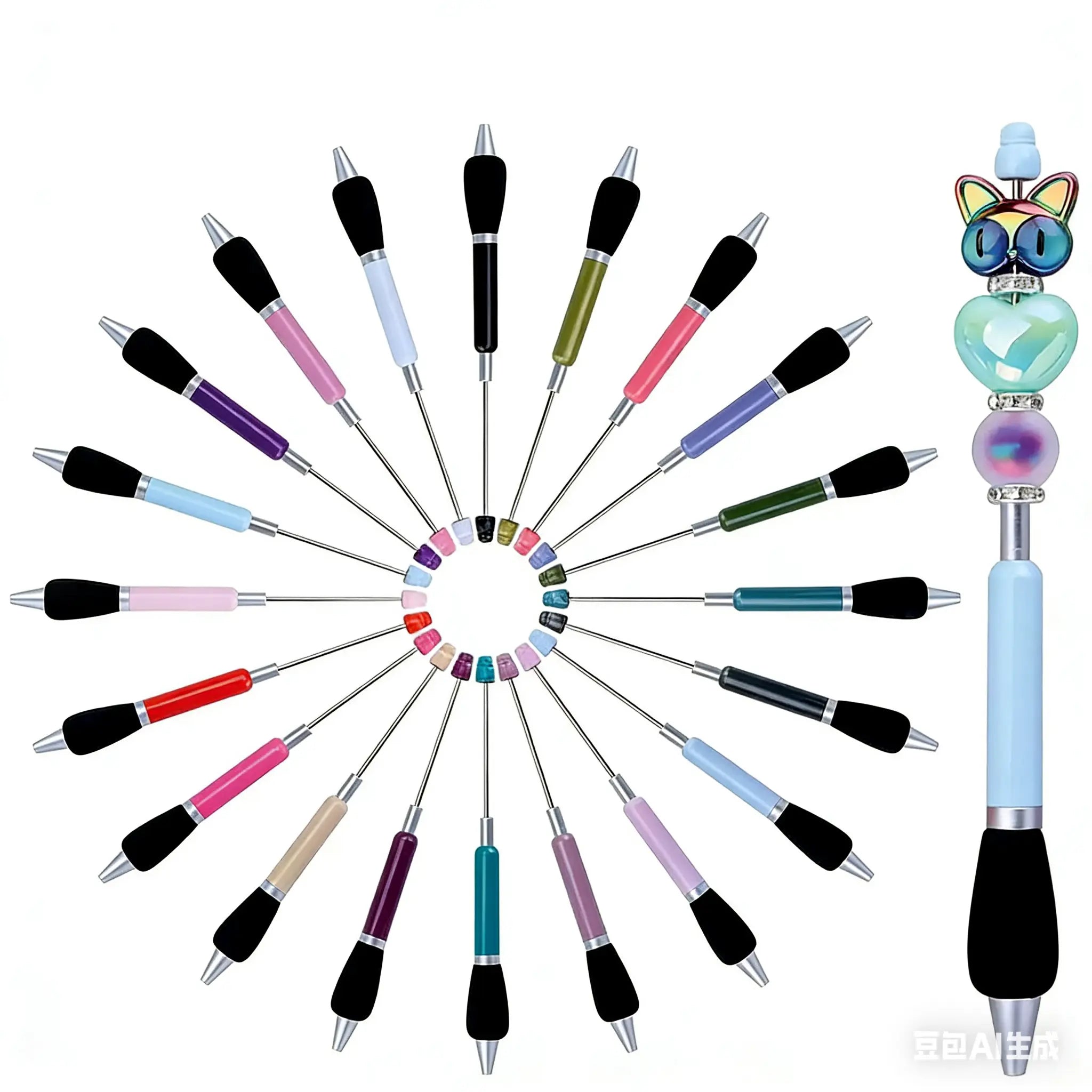 FS101918-17cm Beadable Pen With Sponge Protective Cover