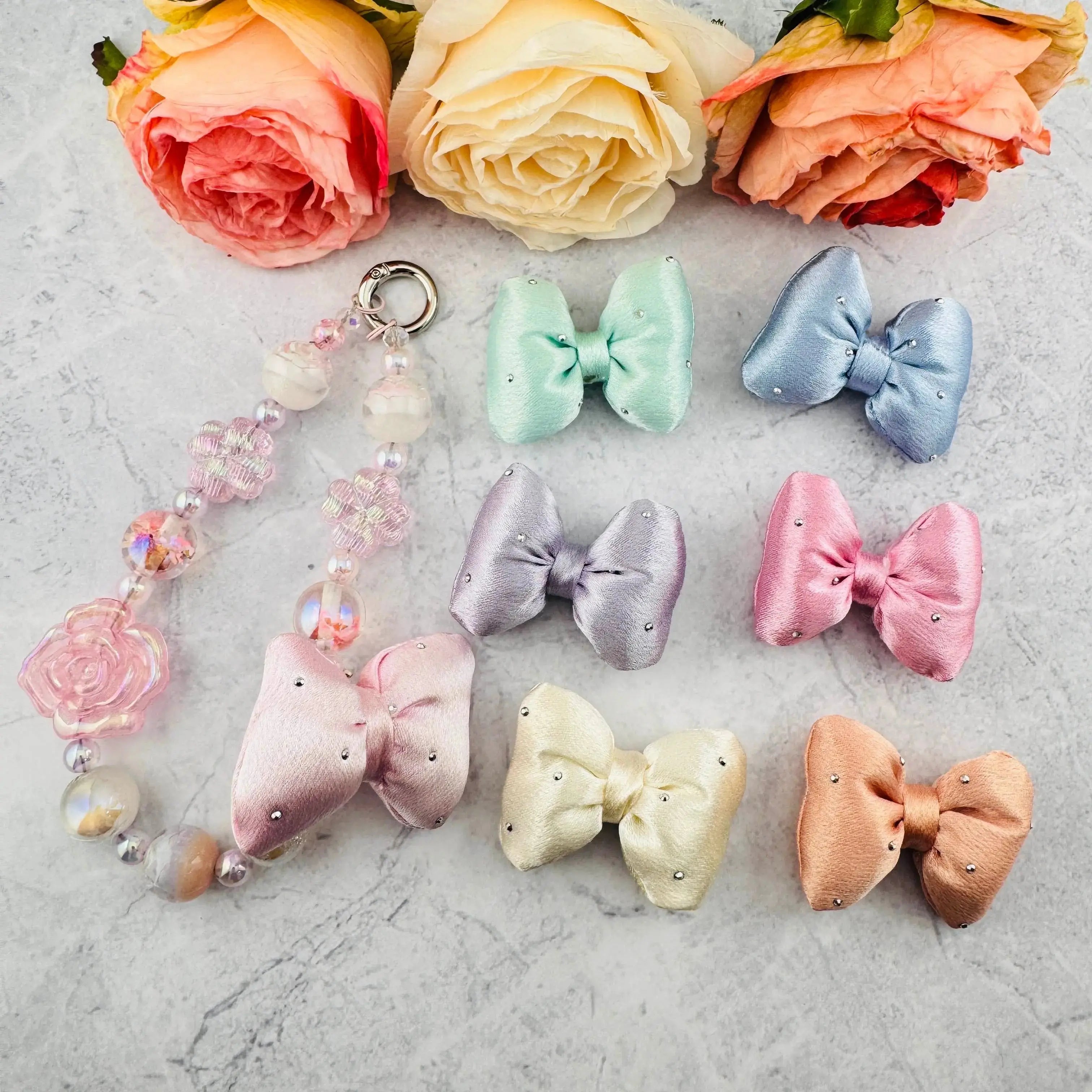 FS10194-Approximately 4×5.3cm Bowknot Zoe DIY Wholesale