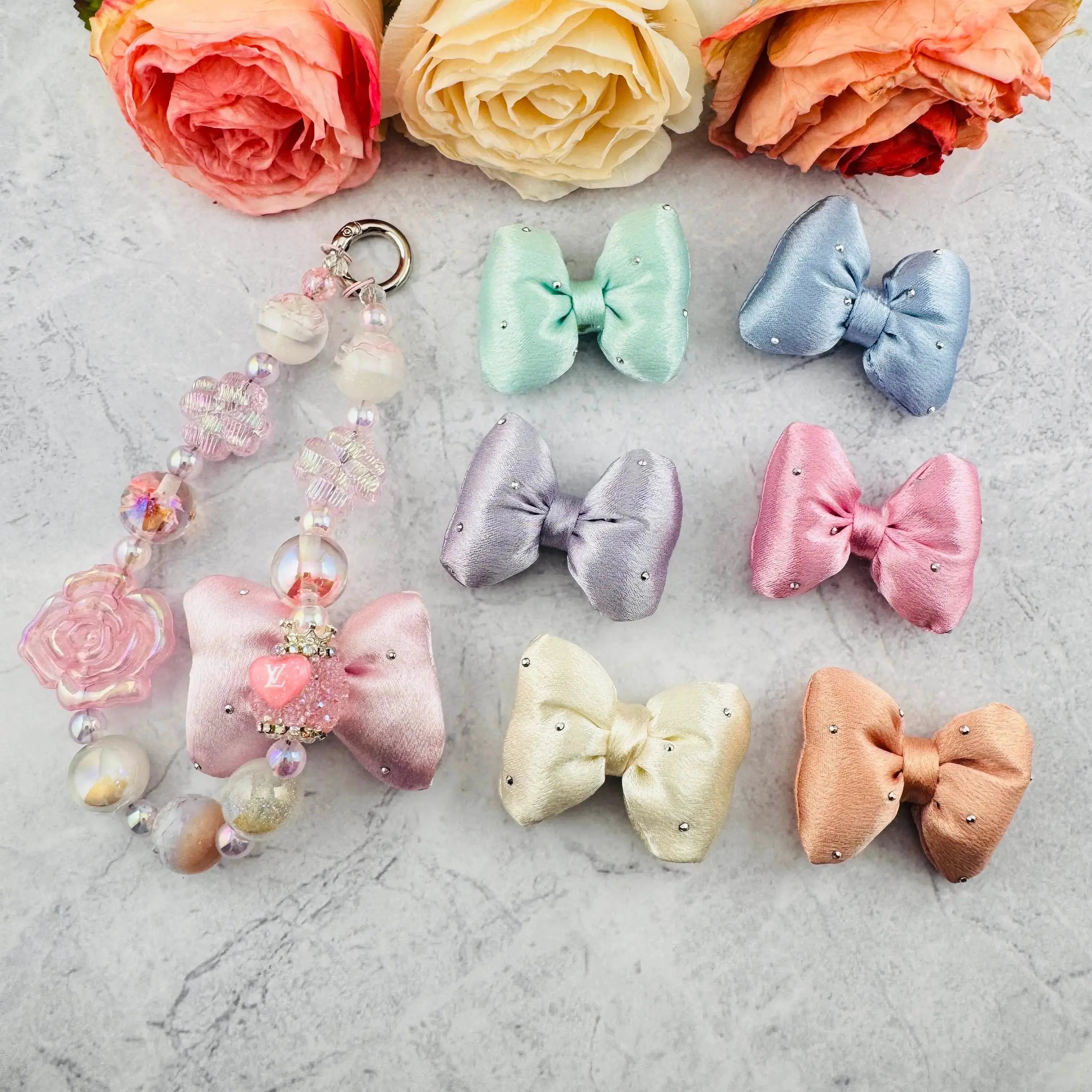 FS10194-Approximately 4×5.3cm Bowknot Zoe DIY Wholesale