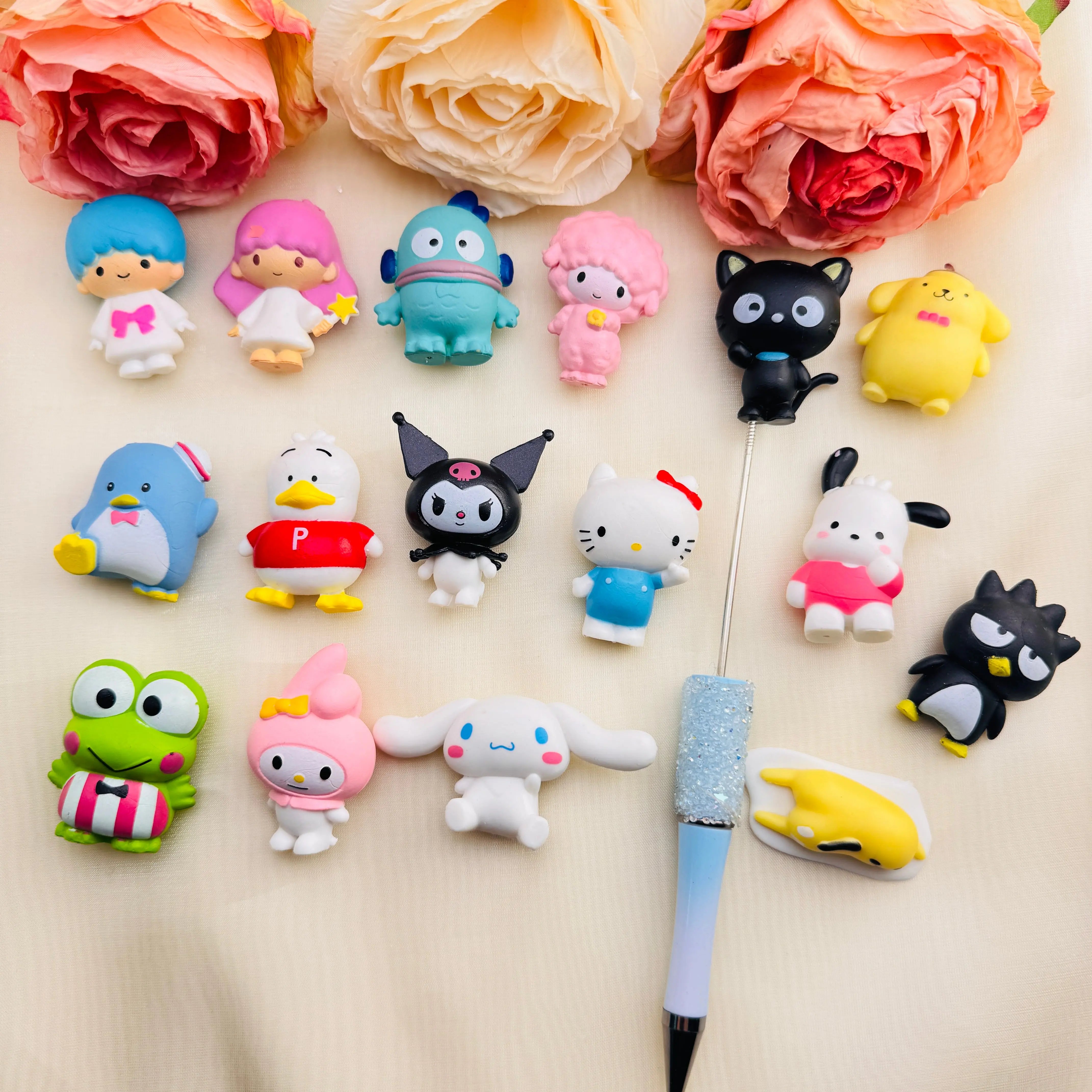 FS10214-Mixed Sanrio Family Pen Topper Zoe DIY Wholesale