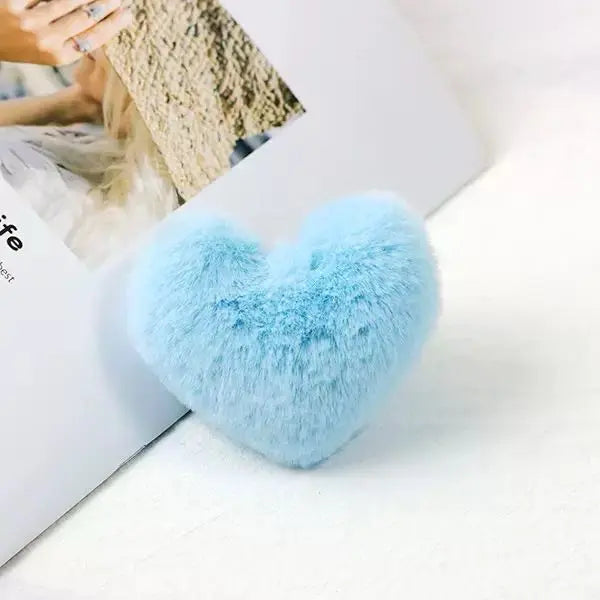 FS102175-About 9×9cm Heart Plush Zoe DIY Wholesale