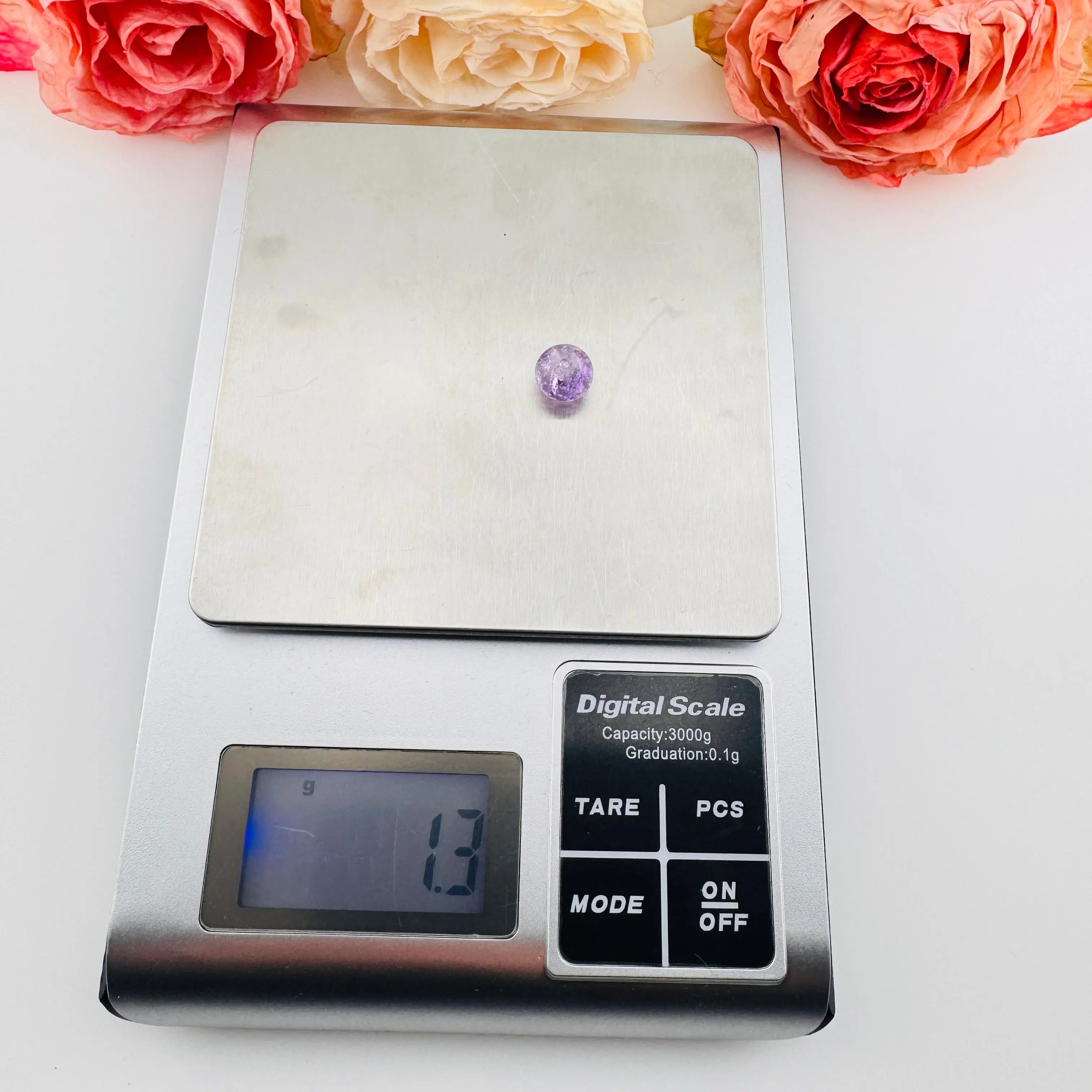 FS102253-About 10mm Cracked Glass Beads Zoe DIY Wholesale
