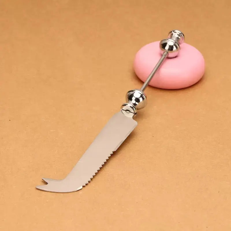 FS102321-Beadable Cheese Knife Zoe DIY Wholesale