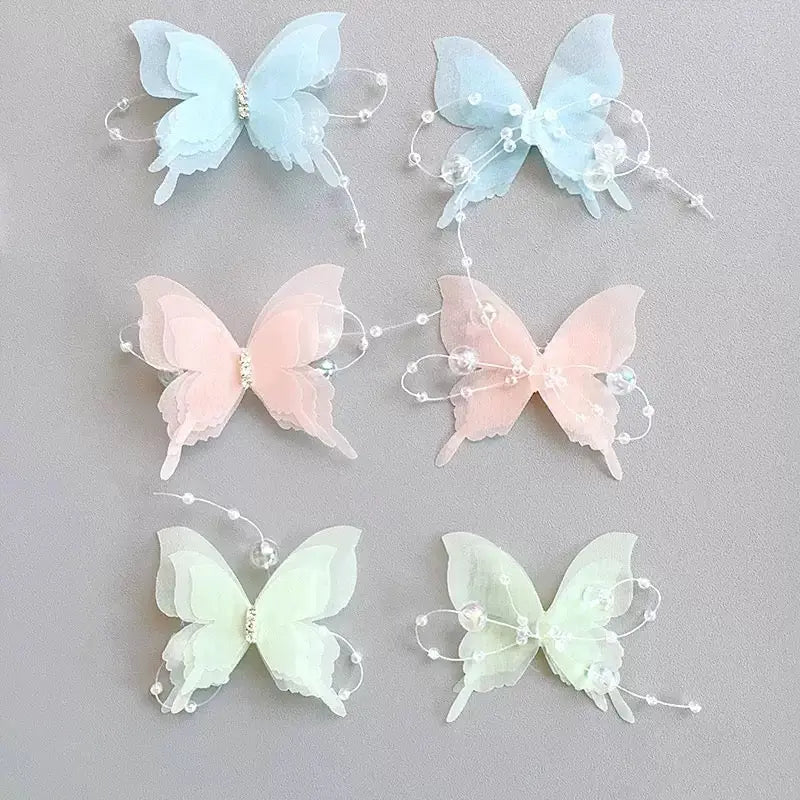 FS10236-Three Layers Butterfly With Diamond For Making Fancy Beads Or Other DIY Projects Zoe DIY Wholesale