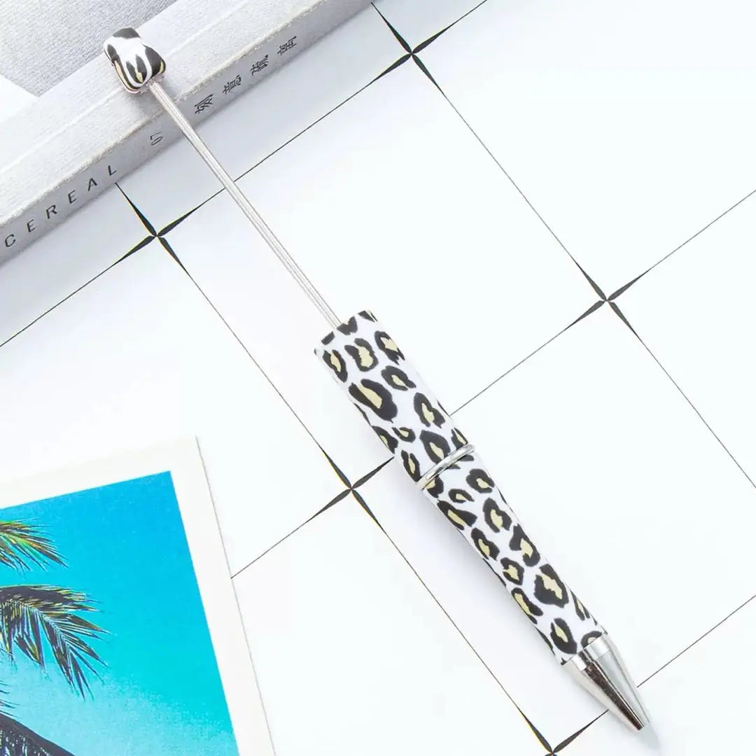 FS102406-Printed Beadable PenPrinted Beadable Pen Zoe DIY Wholesale
