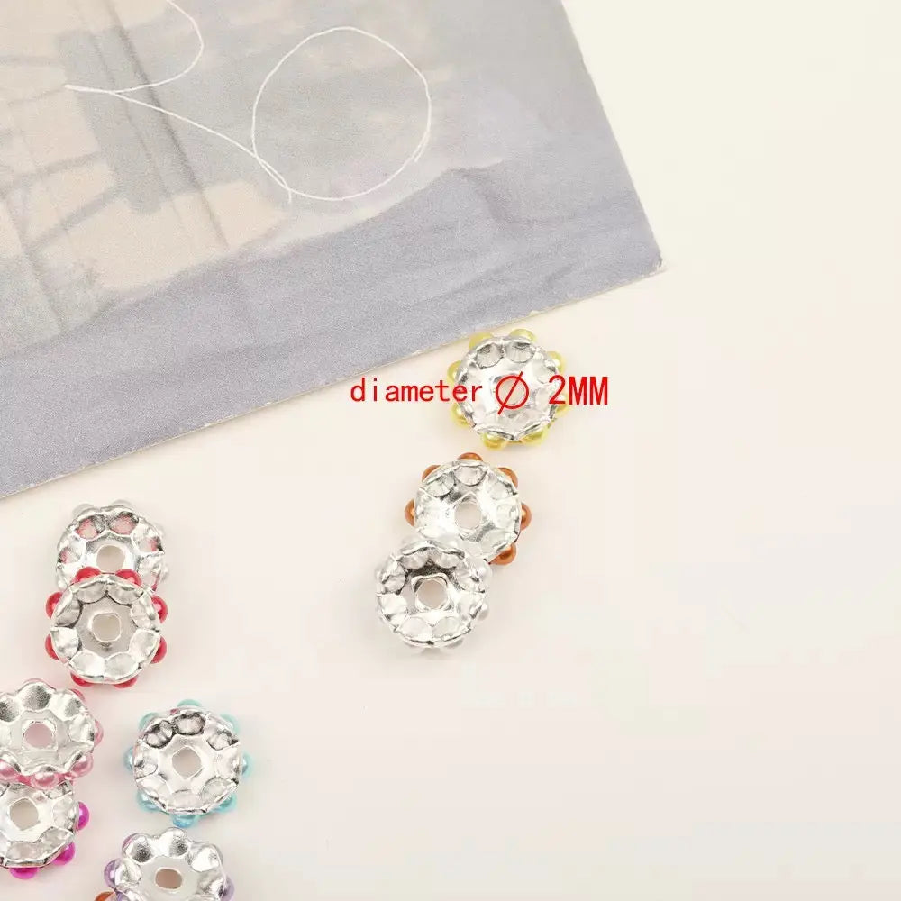 FS10247-13mm Random Mixed Pearl Wave Spacer Beads Zoe DIY Wholesale