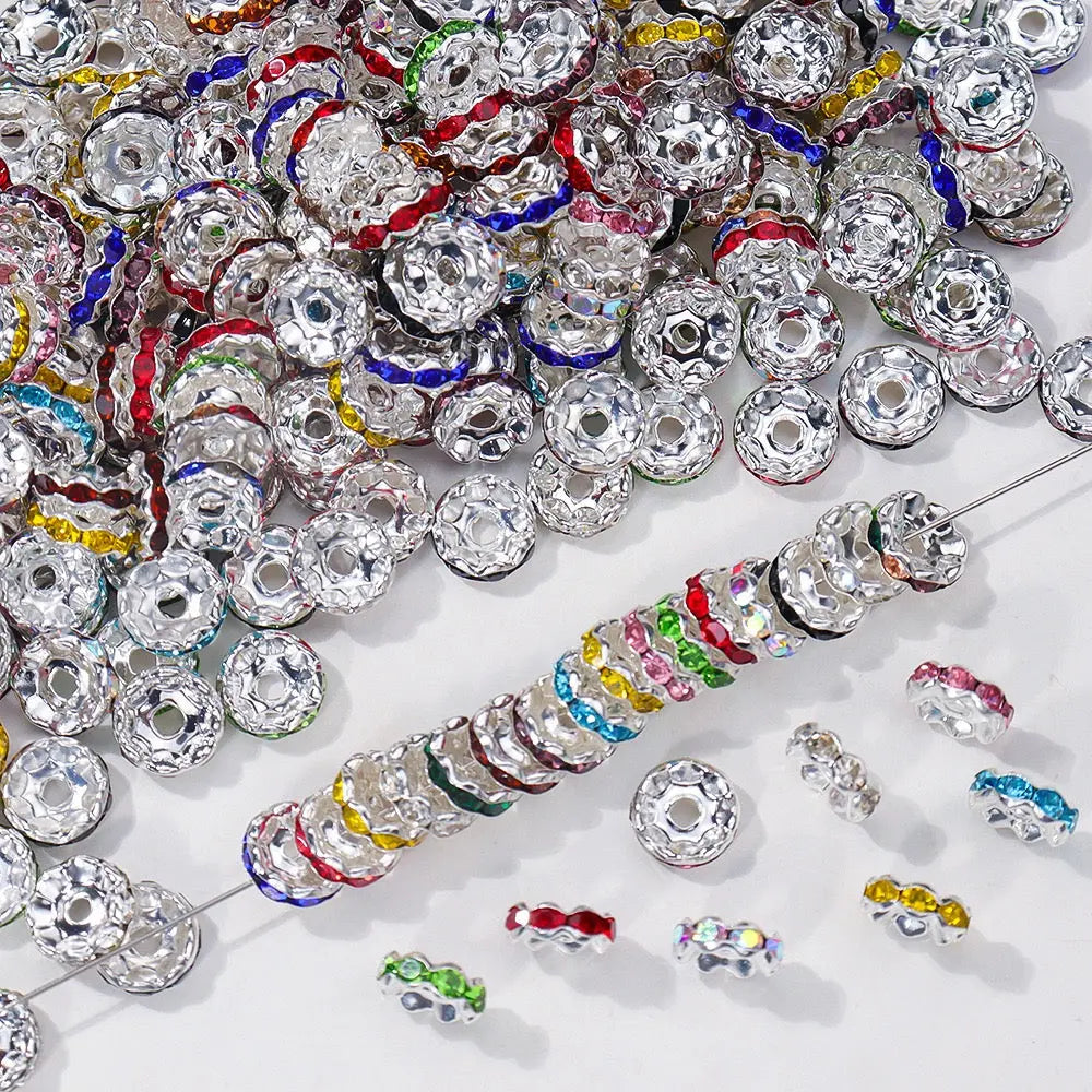 FS10252-12mm Wave Spacers Fit For Beadable Pens Jewelry Making Zoe DIY Wholesale