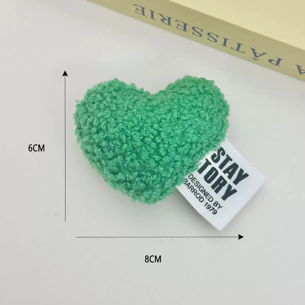 FS102889-About 6×8cm Farbic Heart Zoe DIY Wholesale