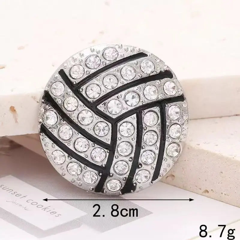 FS10334-Diamond-encrusted Alloy Patch Zoe DIY Wholesale