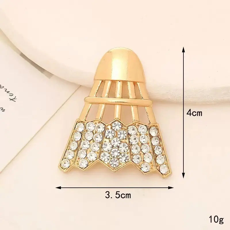 FS10334-Diamond-encrusted Alloy Patch Zoe DIY Wholesale