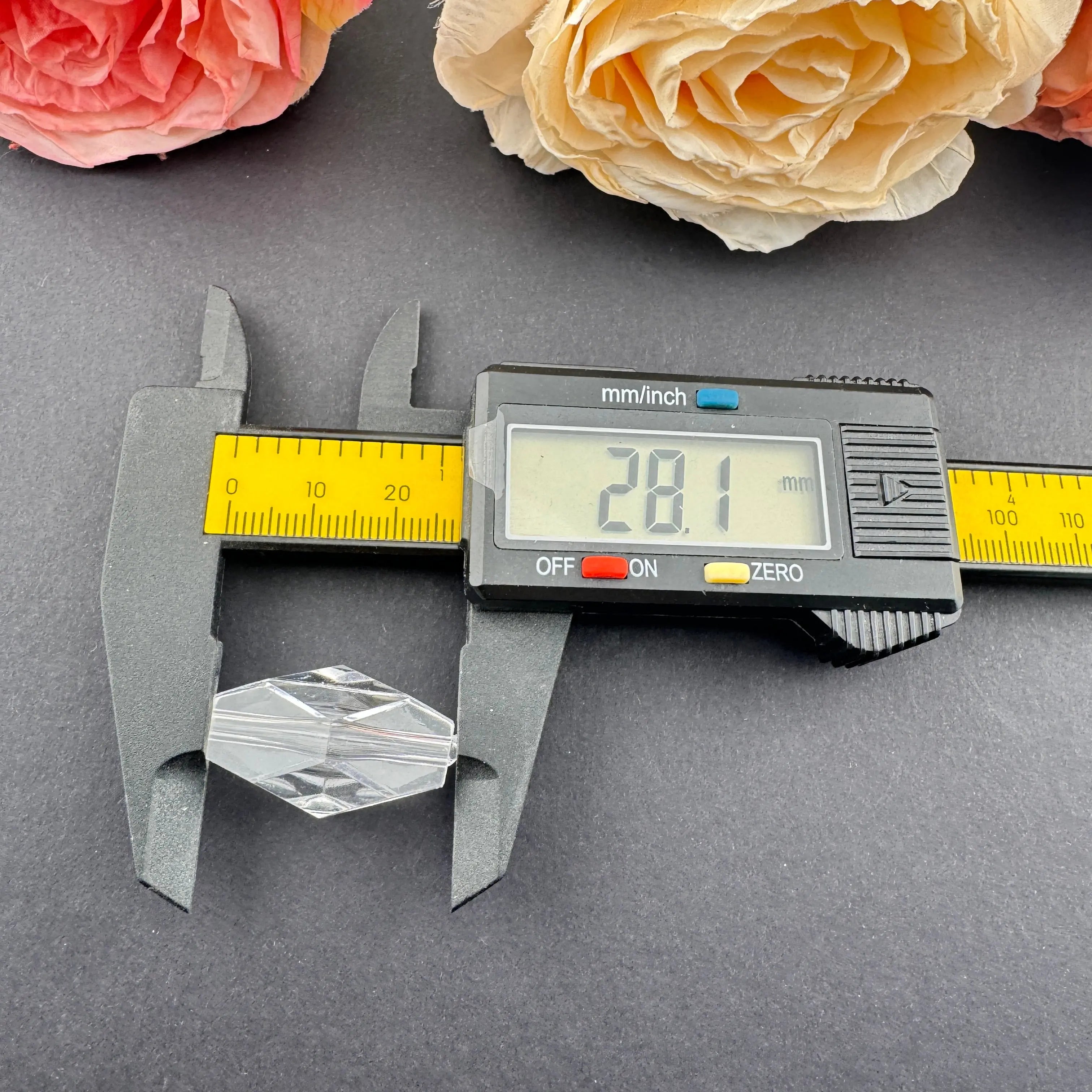 FS10355-About 15×28mm Acrylic Based Beads Zoe DIY Wholesale
