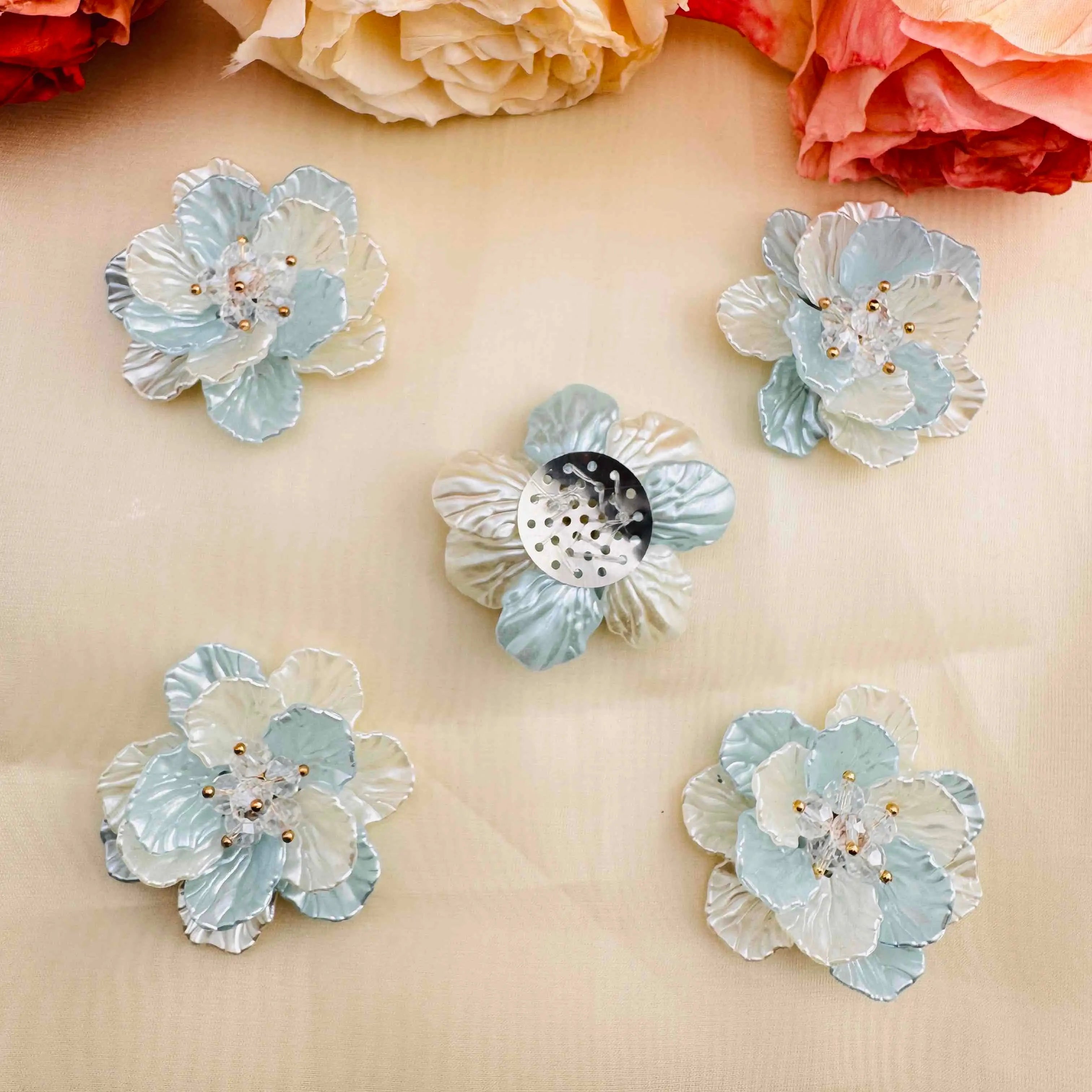 FS10409-Two Layer Flower For Making Fancy Beads Zoe DIY Wholesale