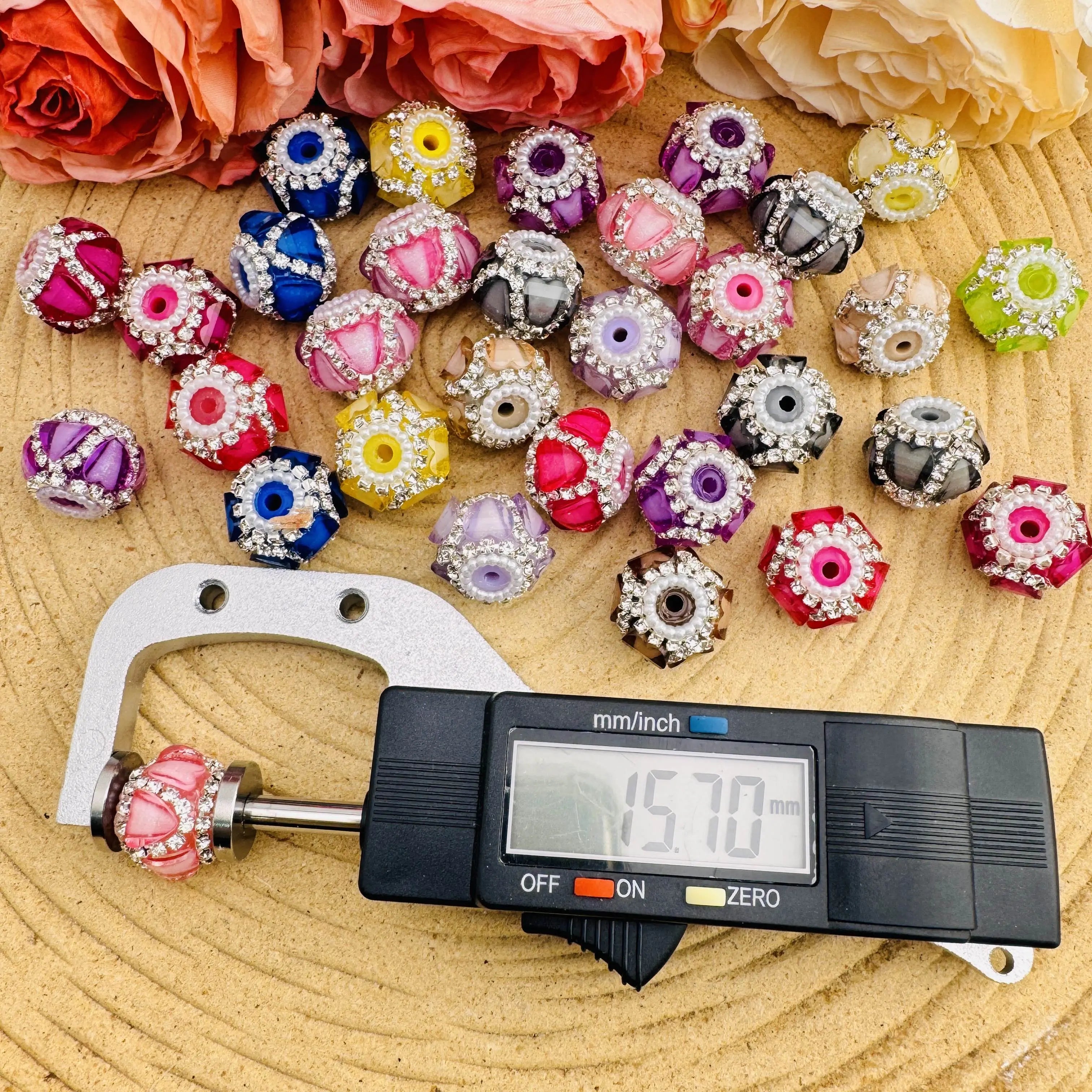 FS10481-16mm Lantern Fancy Beads Fit For Beadable Pens Keychain Jewelry Making - Zoe DIY Wholesale