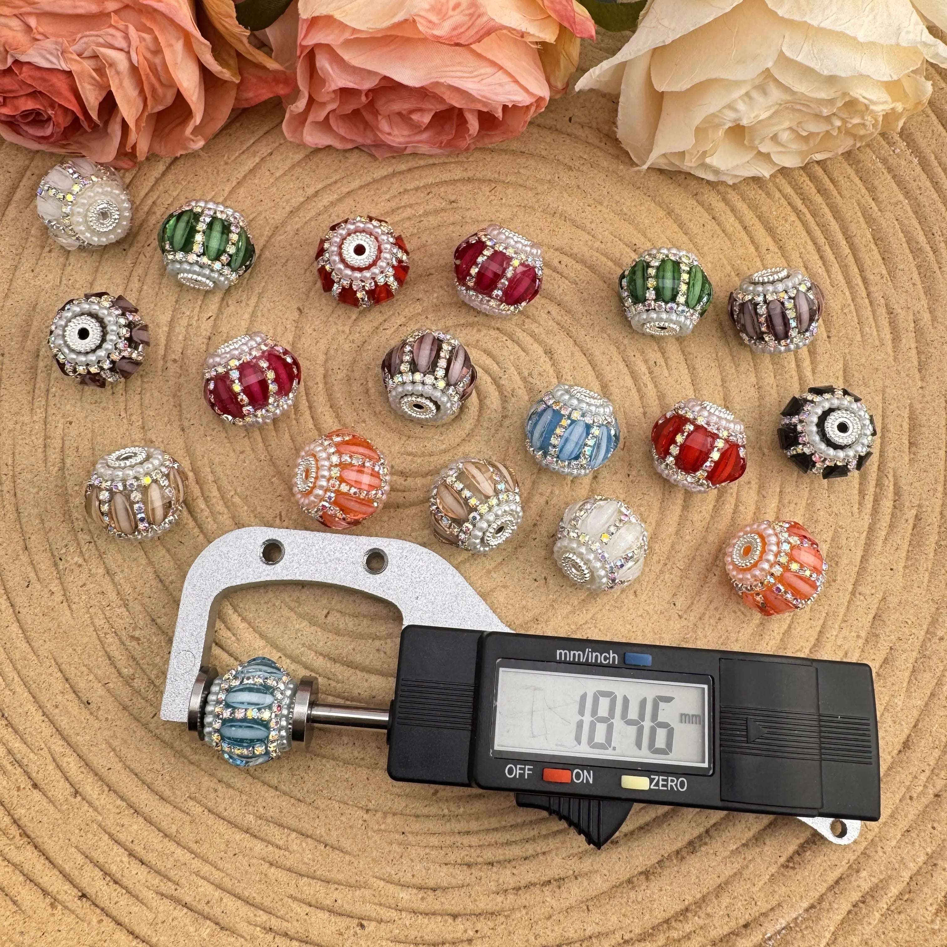 FS10484-18mm Lantern Fancy Beads Fit For Beadable Pens Keychain Jewelry Making - Zoe DIY Wholesale