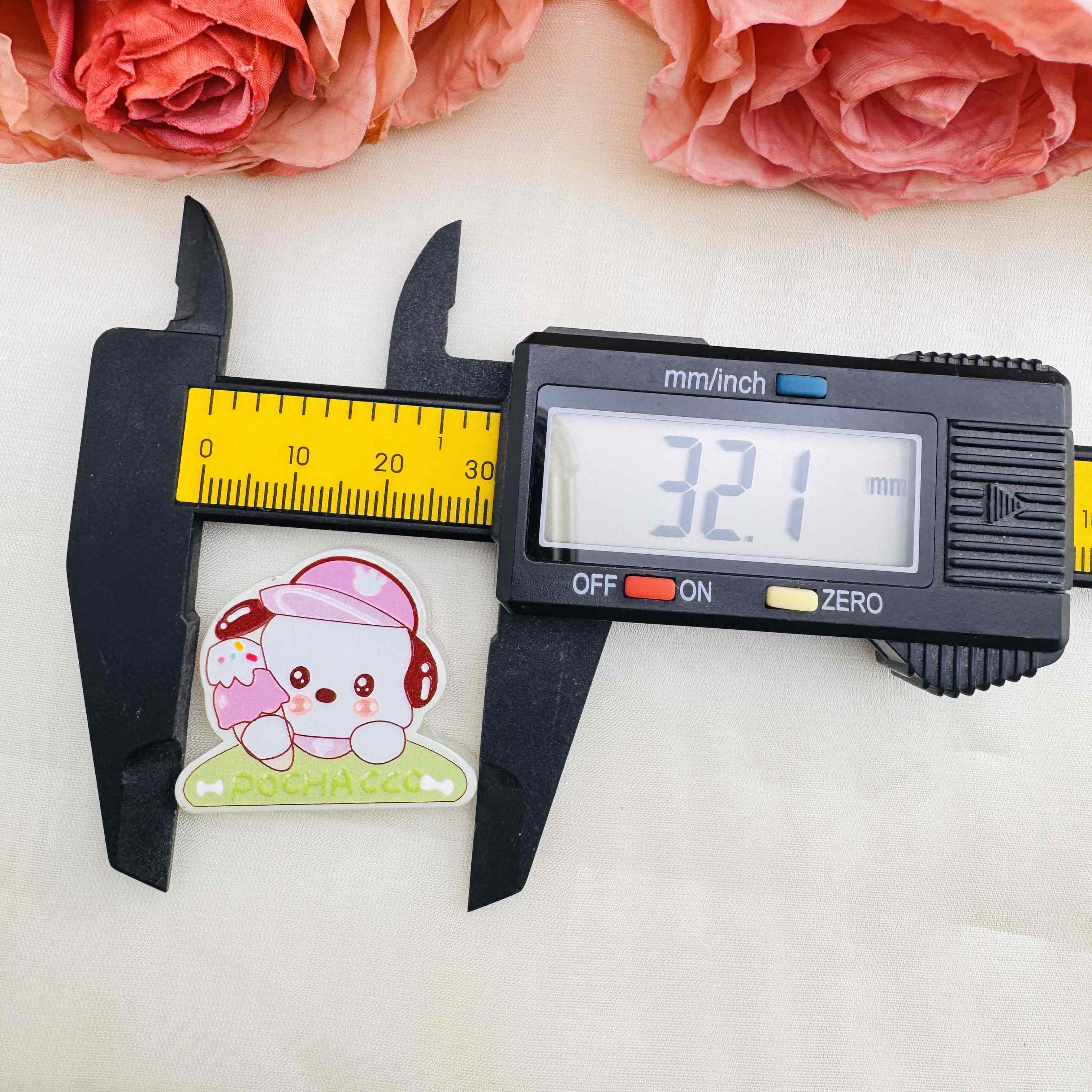 FS10514-Random Mixed Sanrio Acrylic Beads Fit For Beadable Pens Jewelry Making Keychain Making Zoe DIY Wholesale