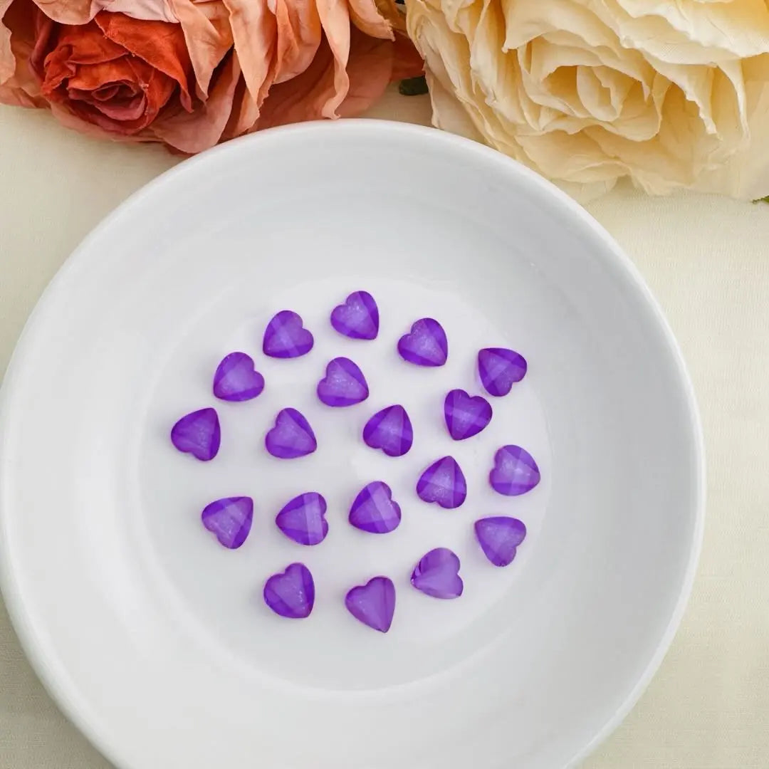 FS10526-8mm Heart Petal Charms Zoe DIY Wholesale