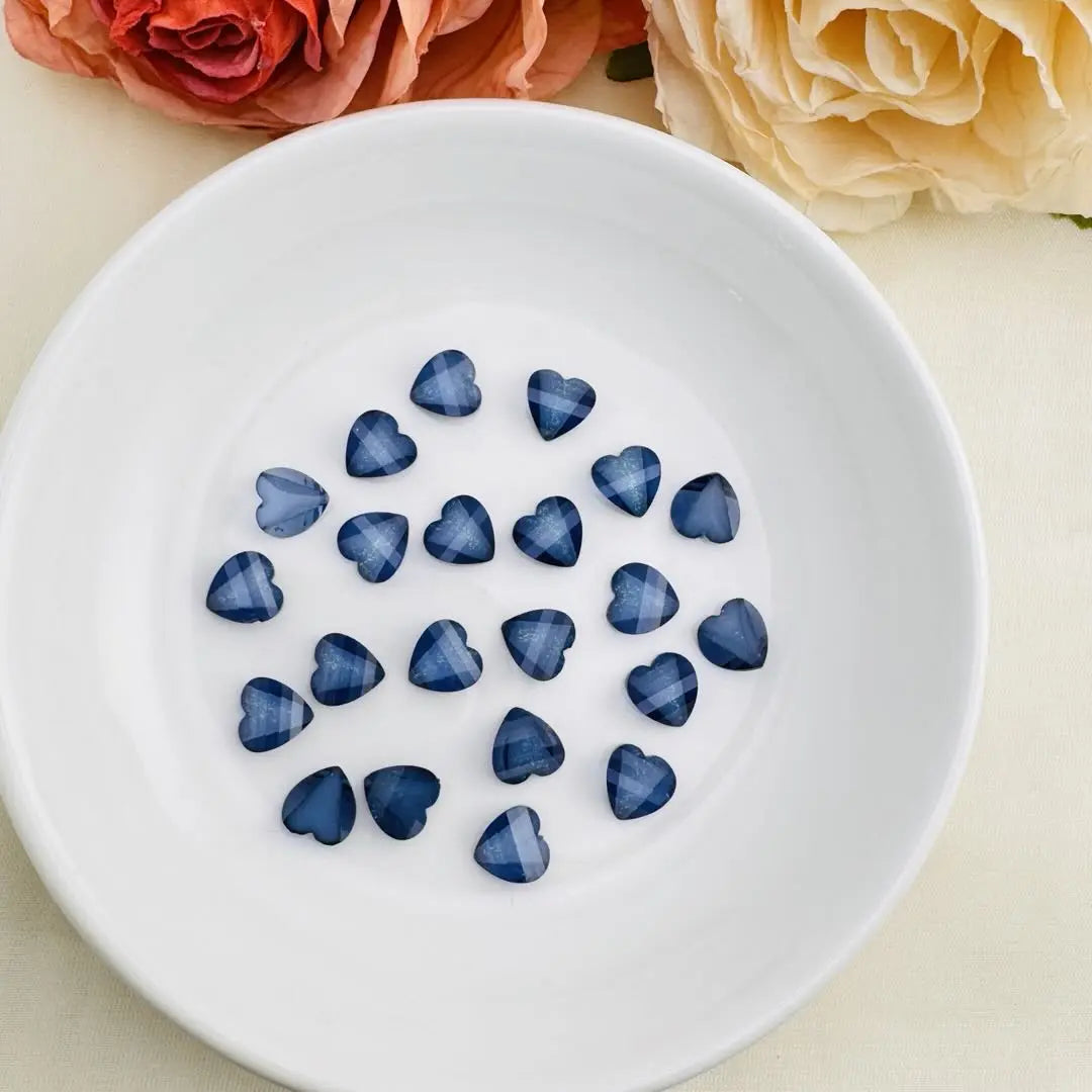 FS10526-8mm Heart Petal Charms Zoe DIY Wholesale