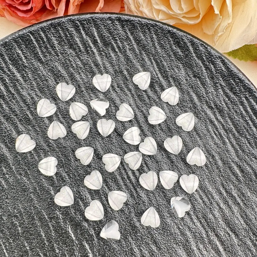 FS10526-8mm Heart Petal Charms Zoe DIY Wholesale