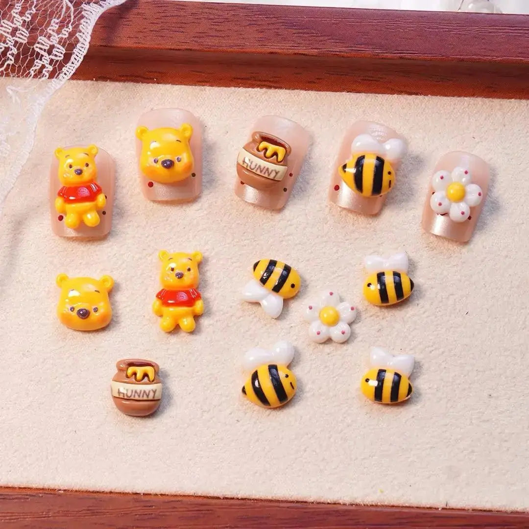 FS10632-Mixed Winne Poosh Nail Charms Zoe DIY Wholesale