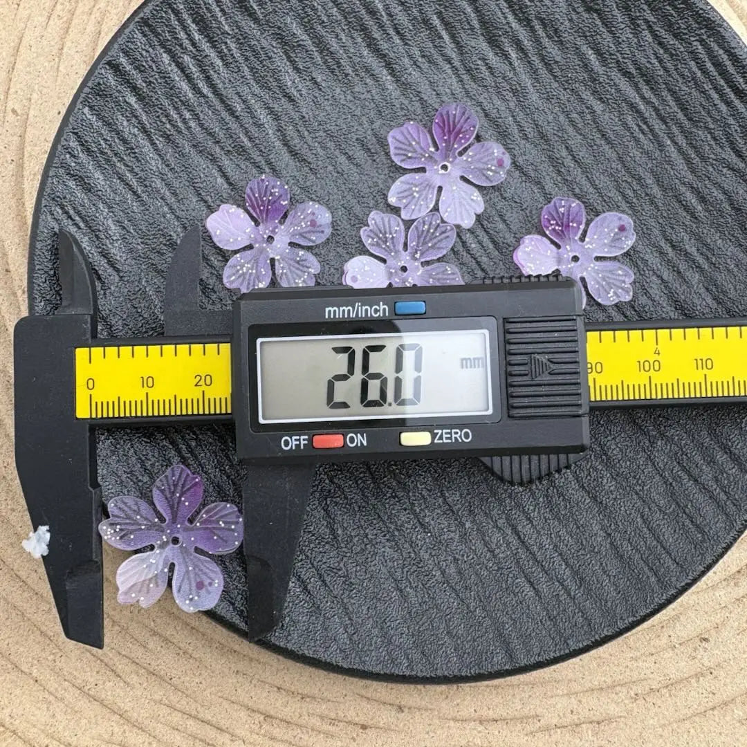 FS10642-26MM Acryilic Flower Pendant Zoe DIY Wholesale