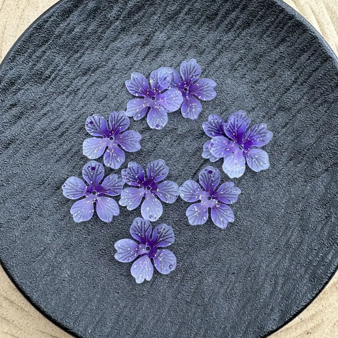 FS10642-26MM Acryilic Flower Pendant Zoe DIY Wholesale