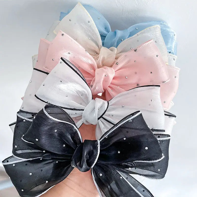 FS10684-About10×14cm Farbic Bow Zoe DIY Wholesale