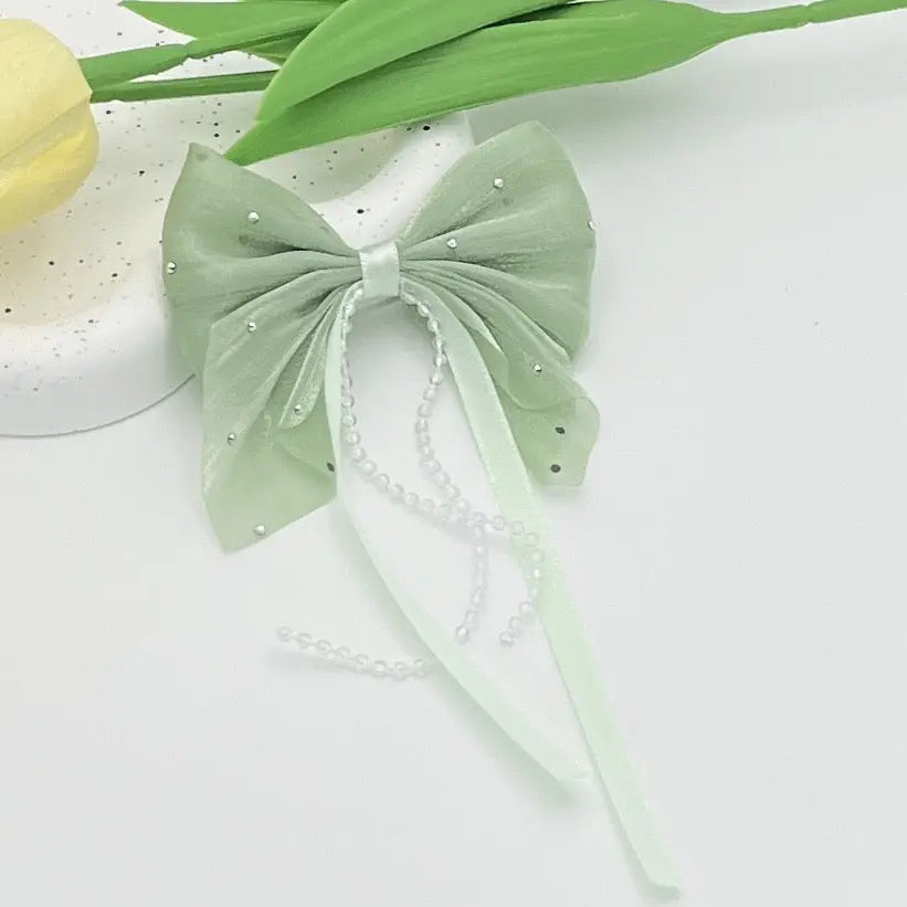 FS10686-Farbic Bow For Making Fancy Beads Zoe DIY Wholesale