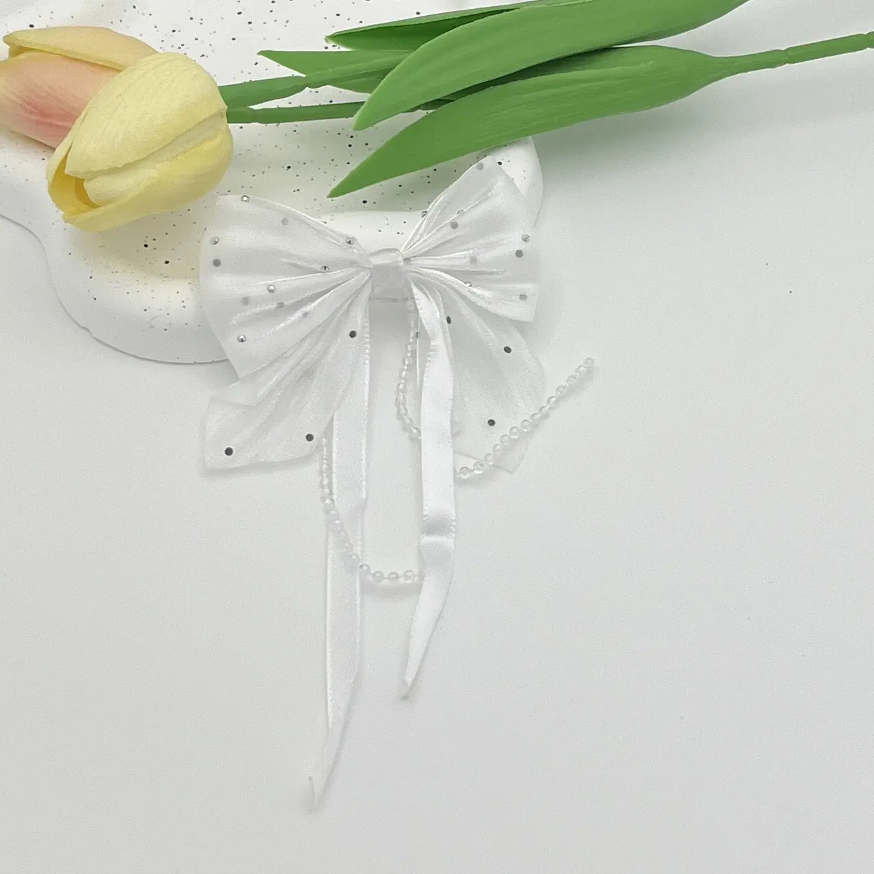 FS10686-Farbic Bow For Making Fancy Beads Zoe DIY Wholesale