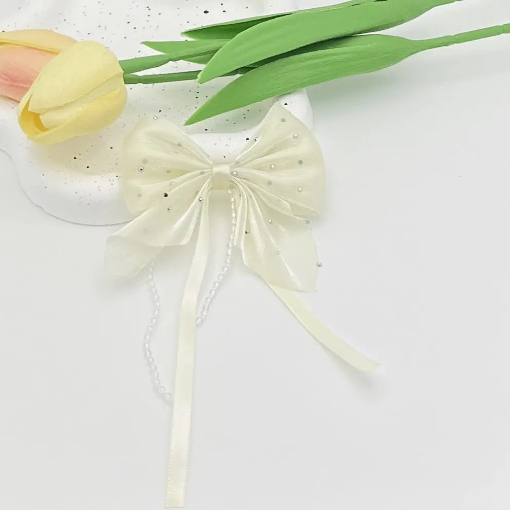 FS10686-Farbic Bow For Making Fancy Beads Zoe DIY Wholesale