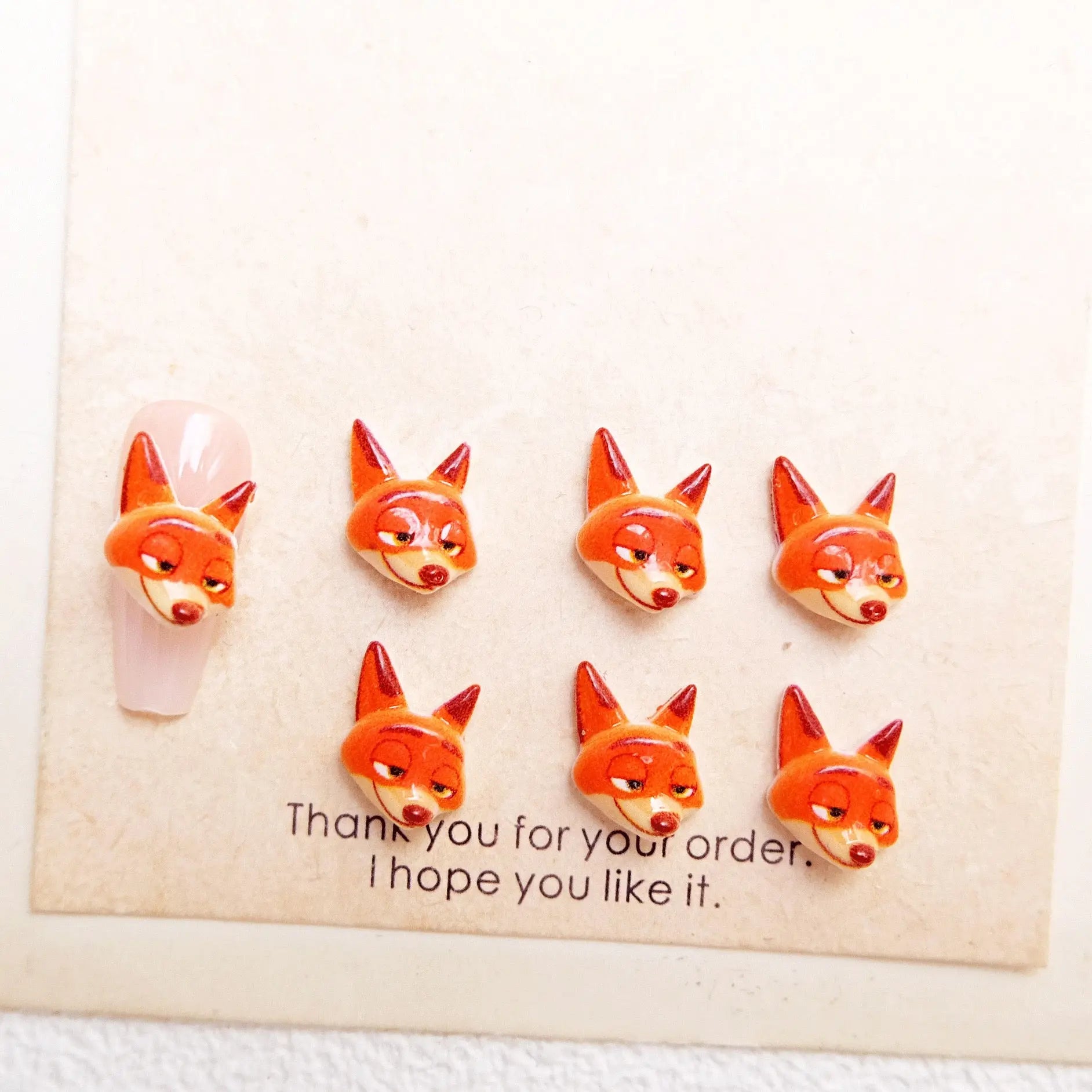 FS10702-Mixed Zootopia Nail Charms Zoe DIY Wholesale