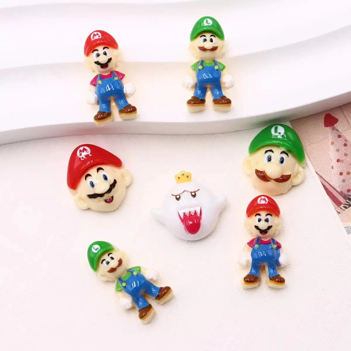 FS10704-Mixed Mario Nail Charms Zoe DIY Wholesale