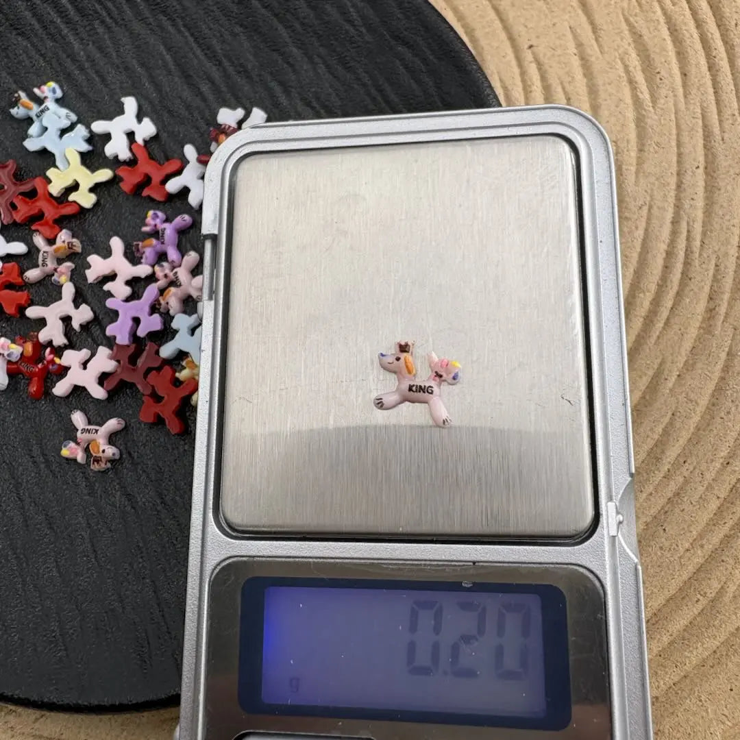 FS10764-Mixed King dog Nail Charms Zoe DIY Wholesale