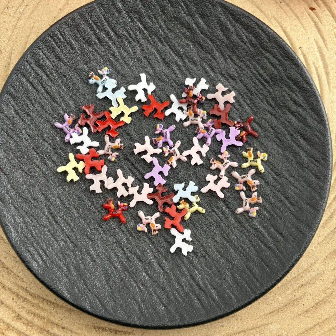 FS10764-Mixed King dog Nail Charms Zoe DIY Wholesale