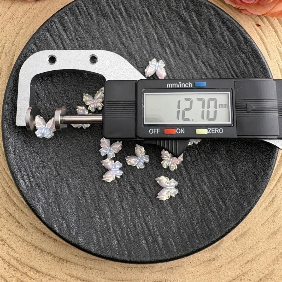 FS10769-12MM Resin Butterfly Charms Zoe DIY Wholesale