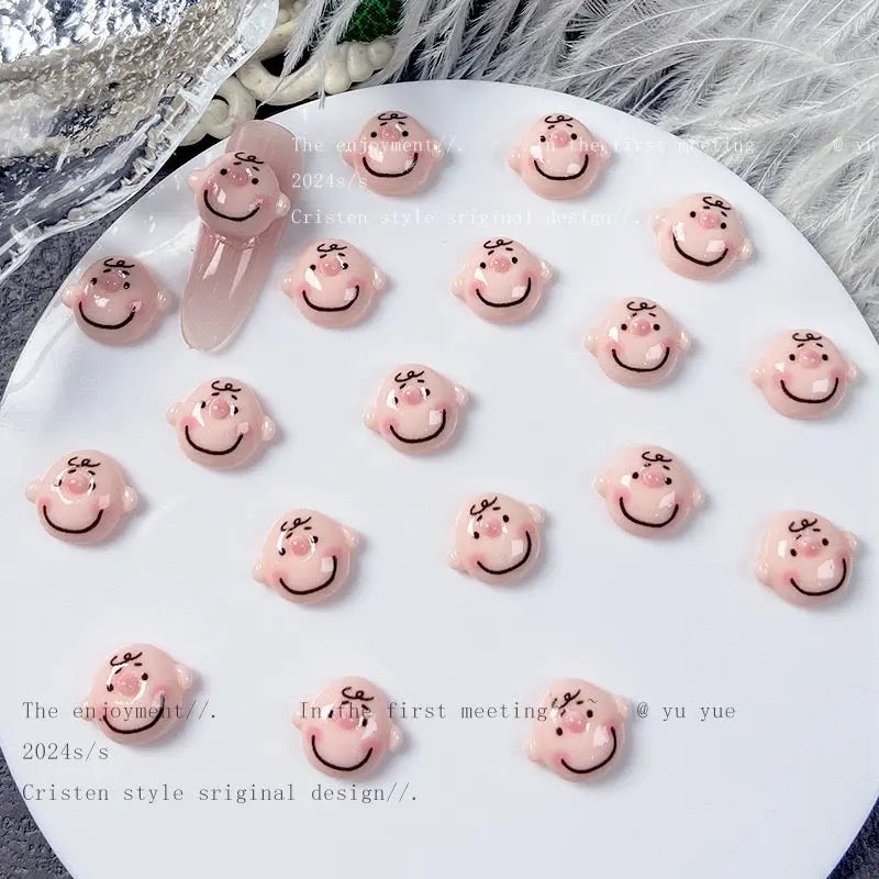 FS10775-Classic Cartoon Character Resin Charms Zoe DIY Wholesale