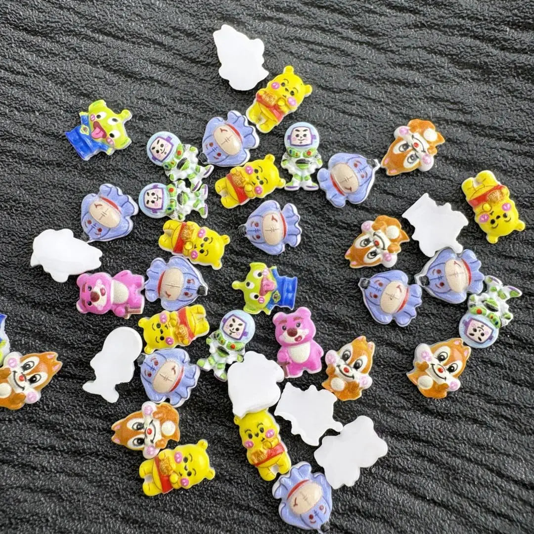 FS10779-Mixed Disney Character Acrylic Nail Charms Zoe DIY Wholesale