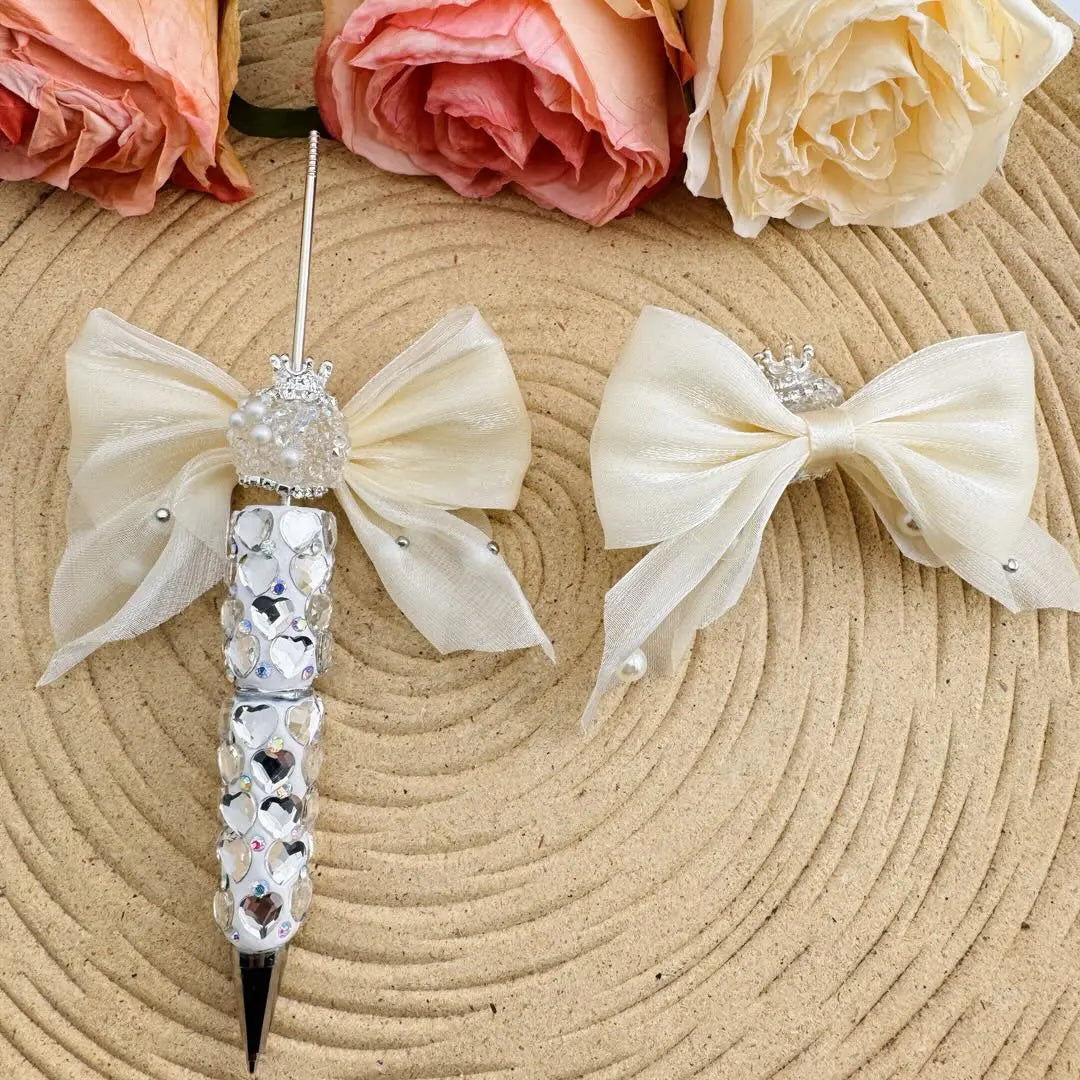 FS10817-Pearl Bow Sugar Beads Zoe DIY Wholesale