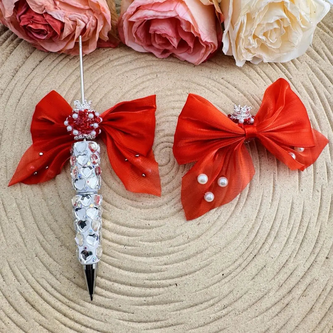 FS10817-Pearl Bow Sugar Beads Zoe DIY Wholesale