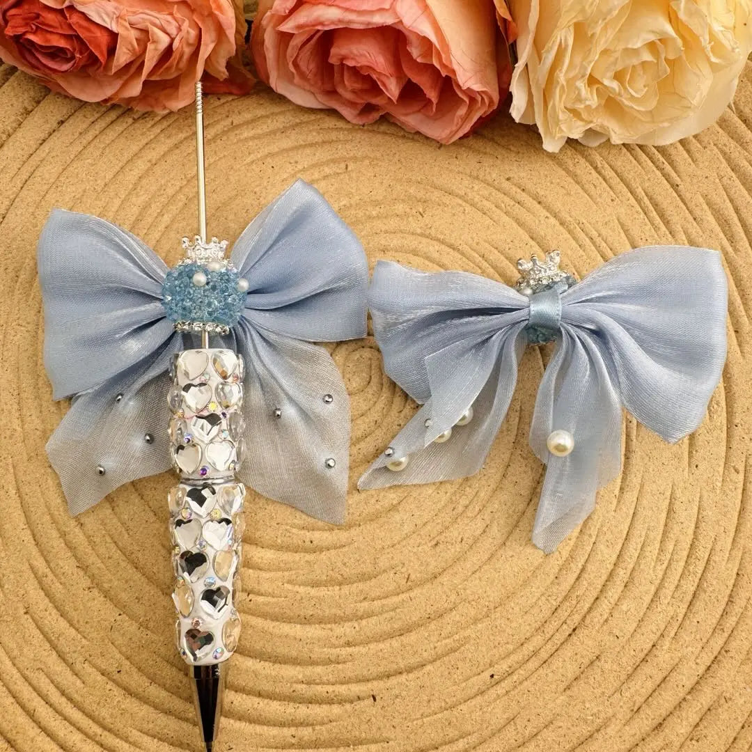 FS10817-Pearl Bow Sugar Beads Zoe DIY Wholesale