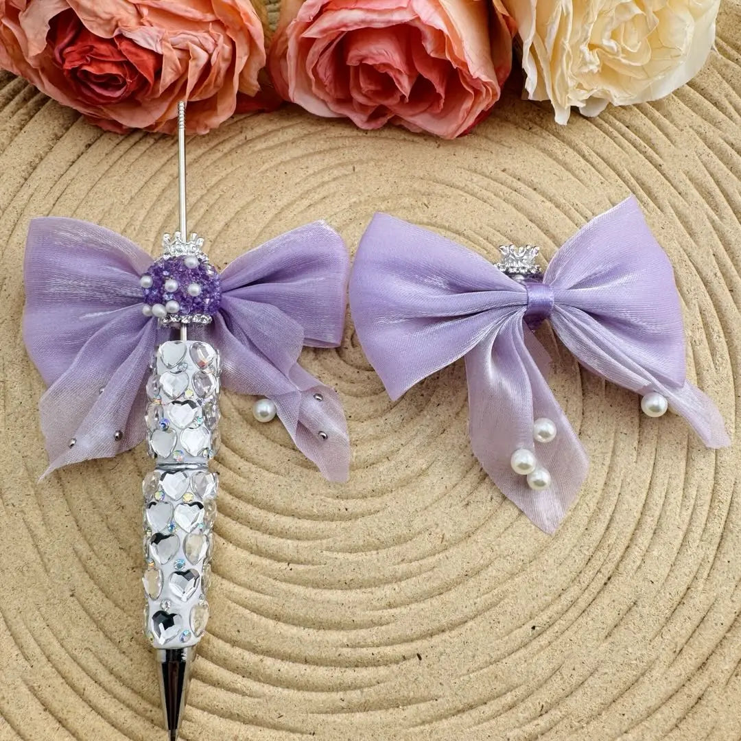 FS10817-Pearl Bow Sugar Beads Zoe DIY Wholesale