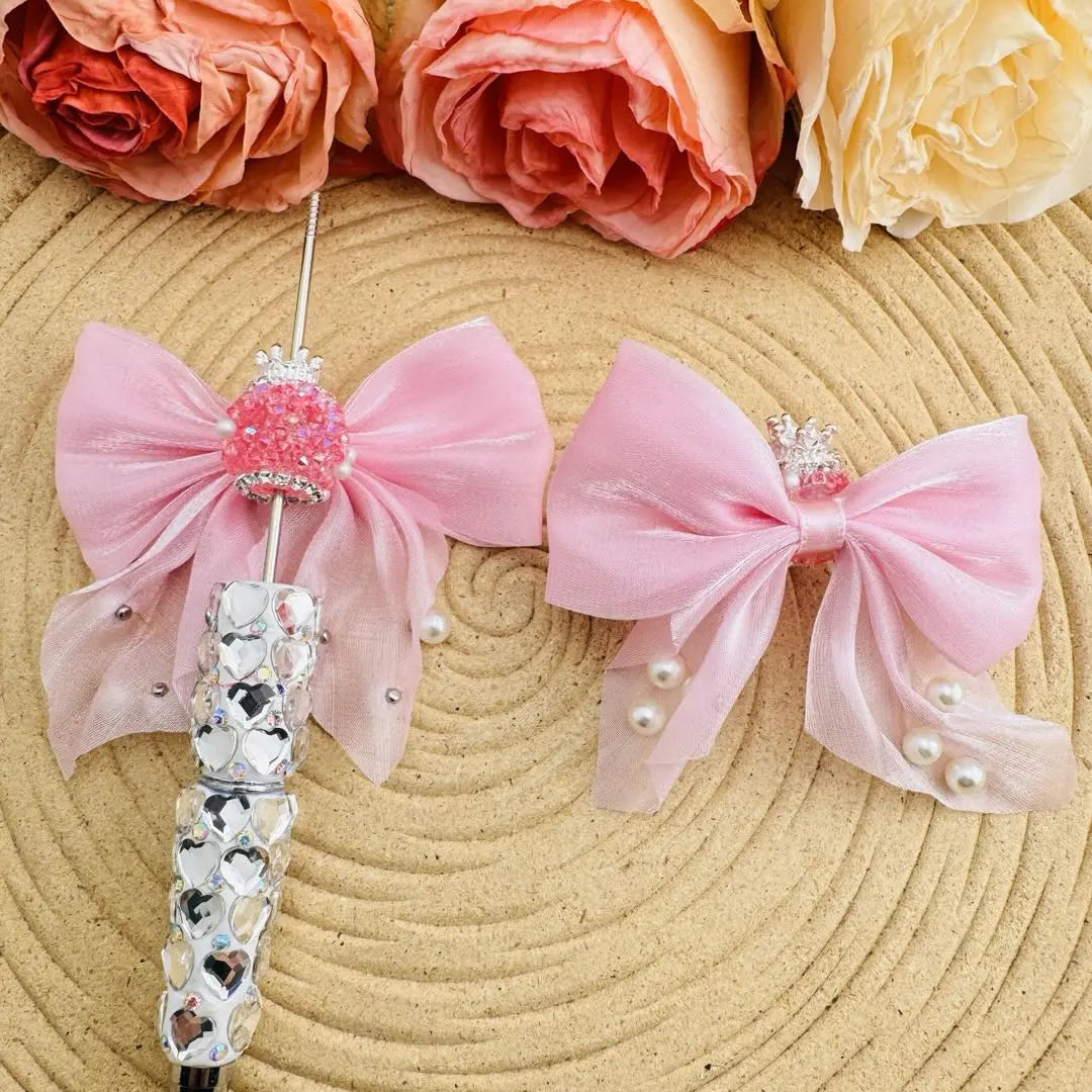 FS10817-Pearl Bow Sugar Beads Zoe DIY Wholesale