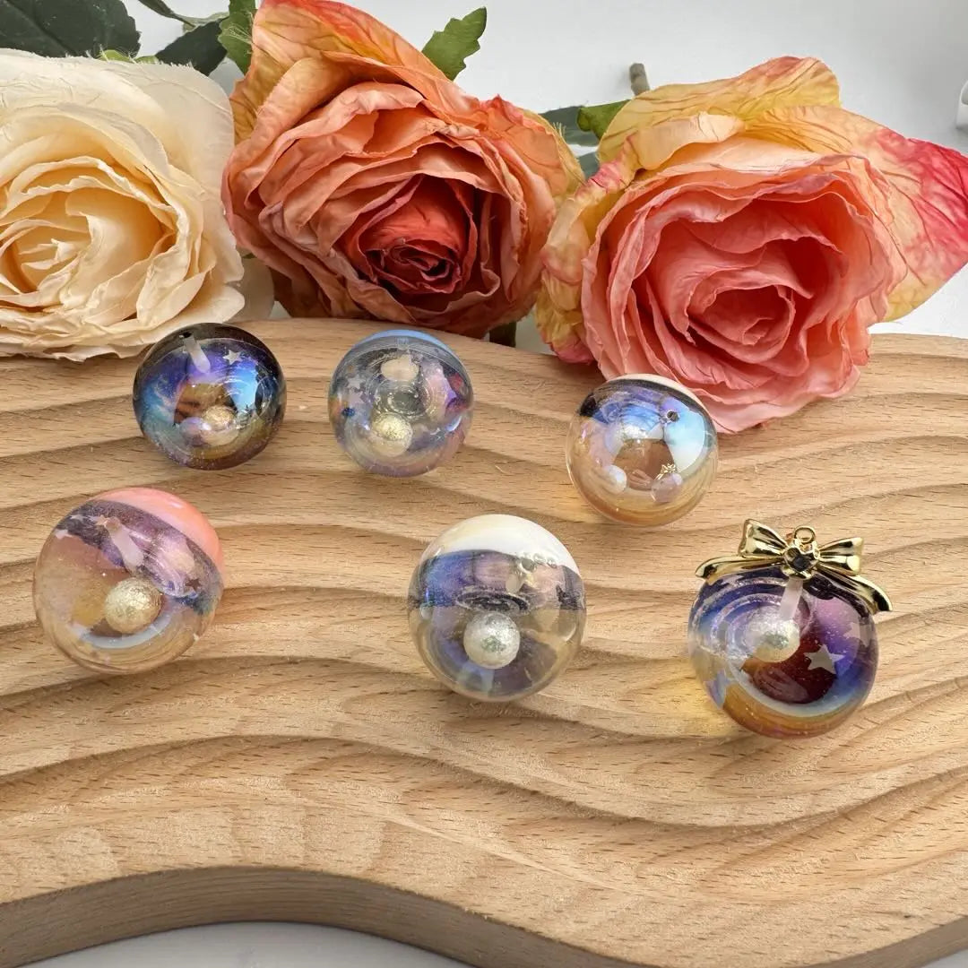 FS10831-25mm UV One Hole Resin Beads Luminous Zoe DIY Wholesale