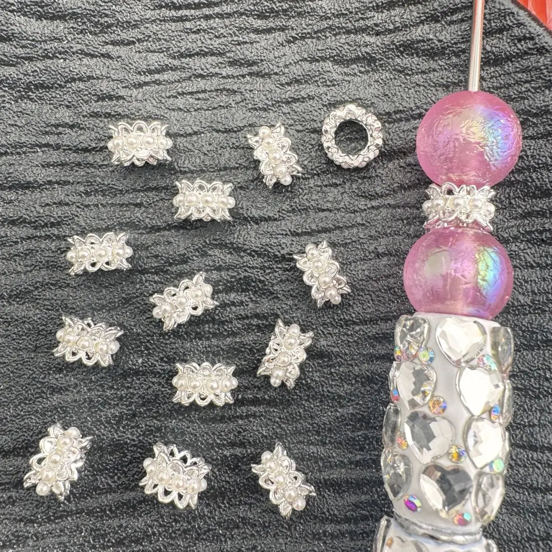 FS10834-About 6×10mm Pearl Spacer Zoe DIY Wholesale